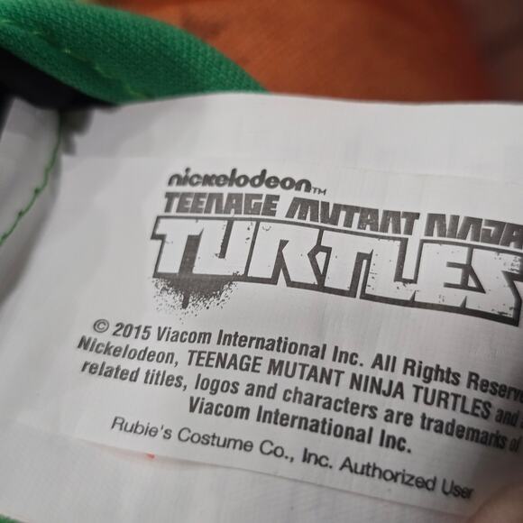 Teenage Mutant Ninja Turtles Michelangelo Padded Top Halloween Costume & Shell - Picture 8 of 12